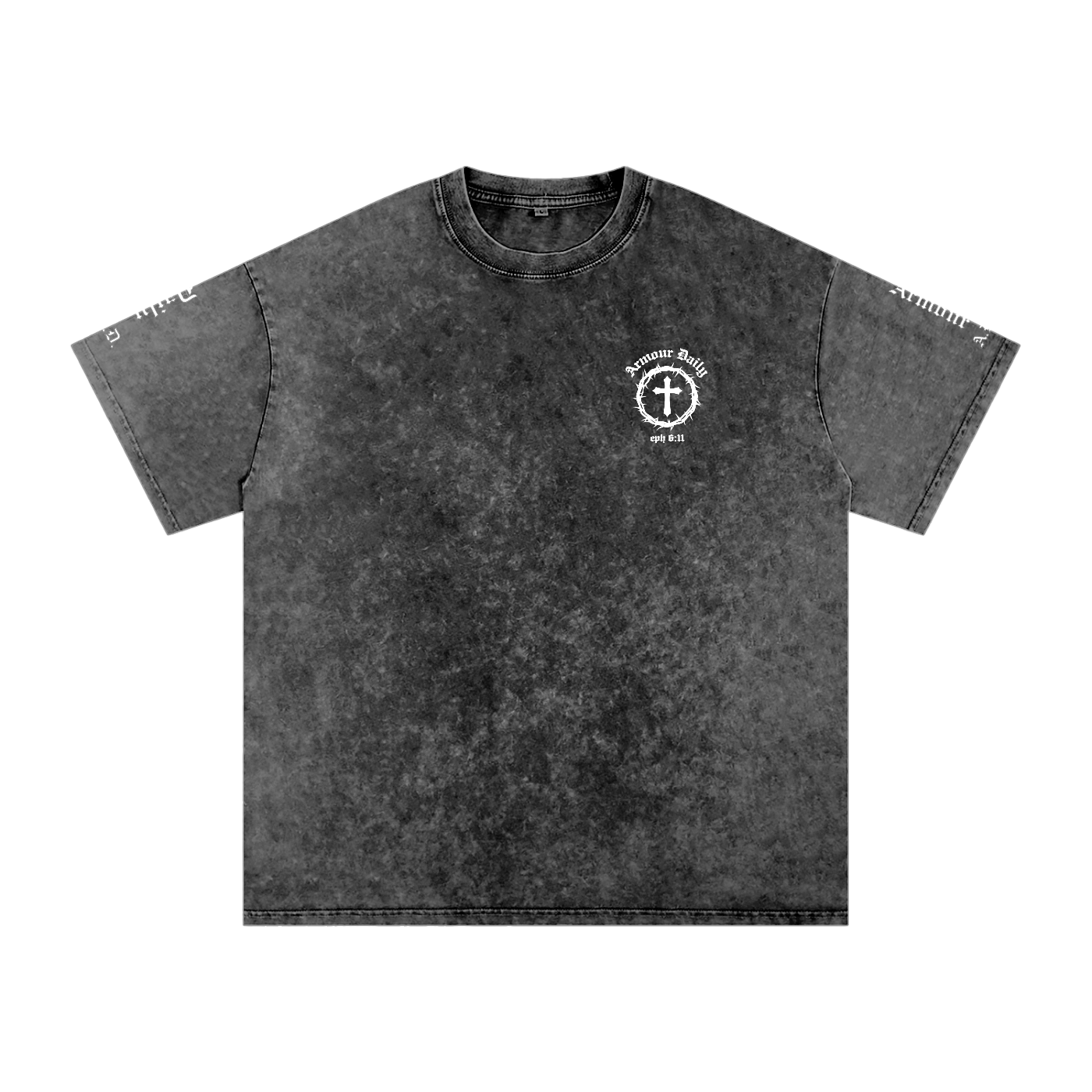Graphite Washed Oversized A.D tee